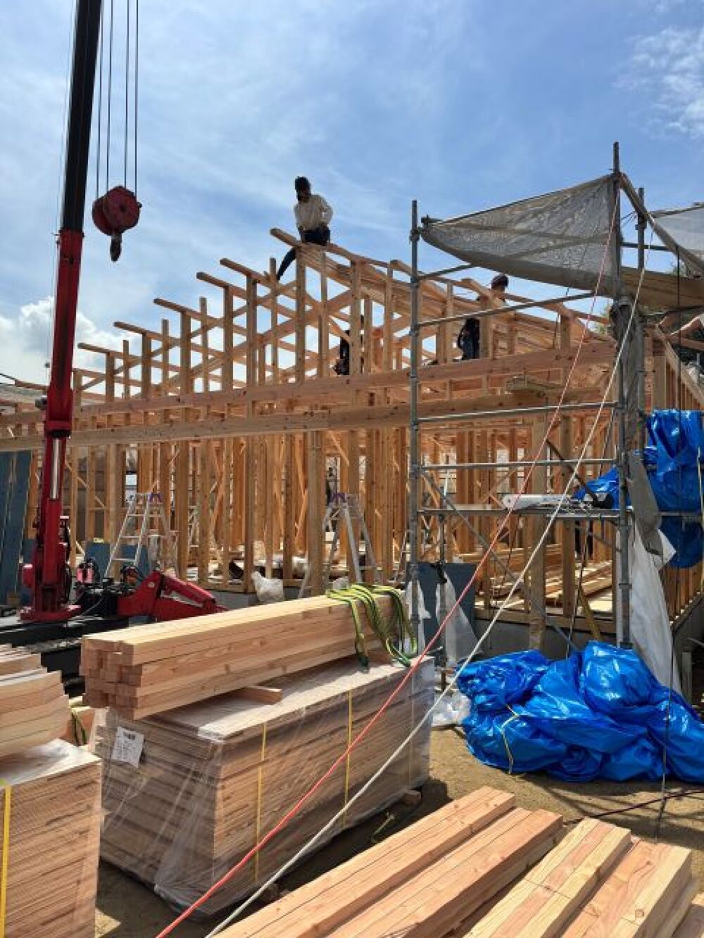 上棟しました⑤