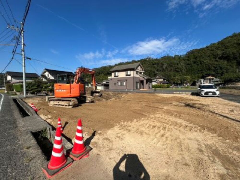 造成工事はじまりました。