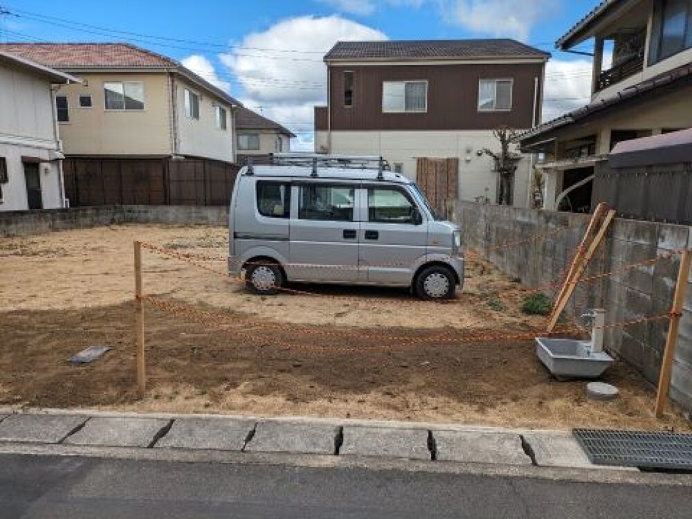 仮設水道の段取り行いました。