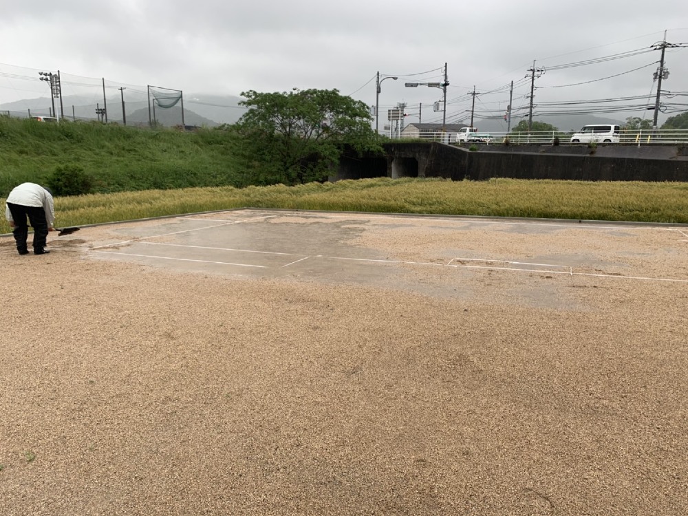 造成工事完了・地鎮祭の準備作業行いました。