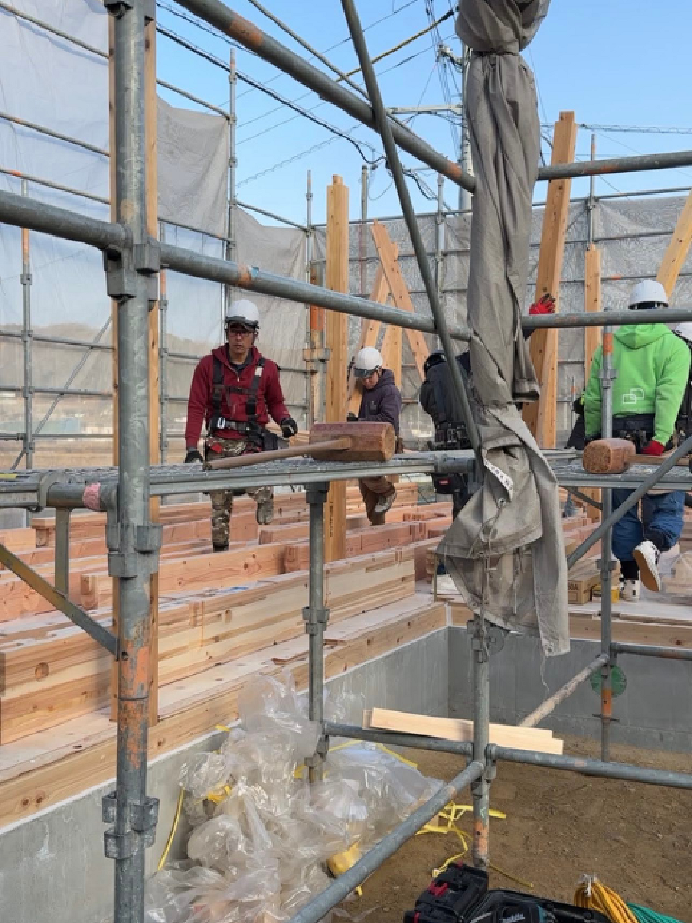 上棟しました！③