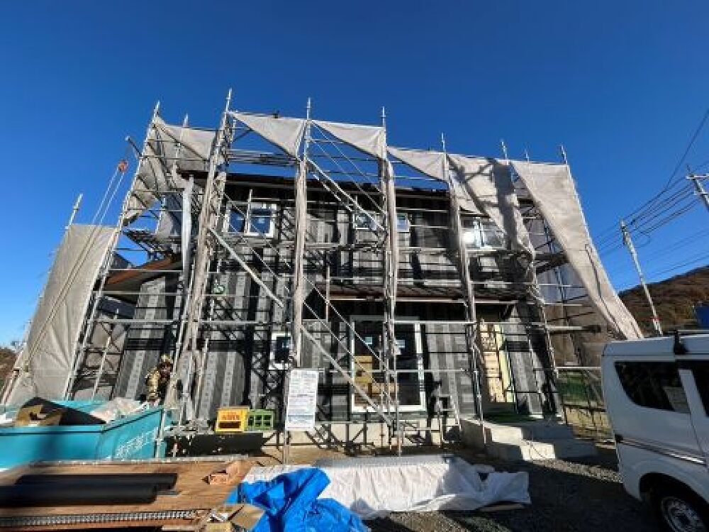 塗り壁下地作業