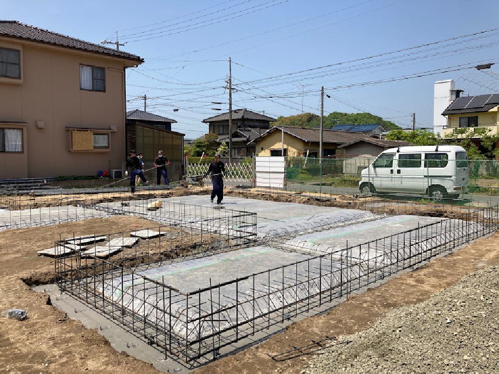 基礎工事が進んでいます