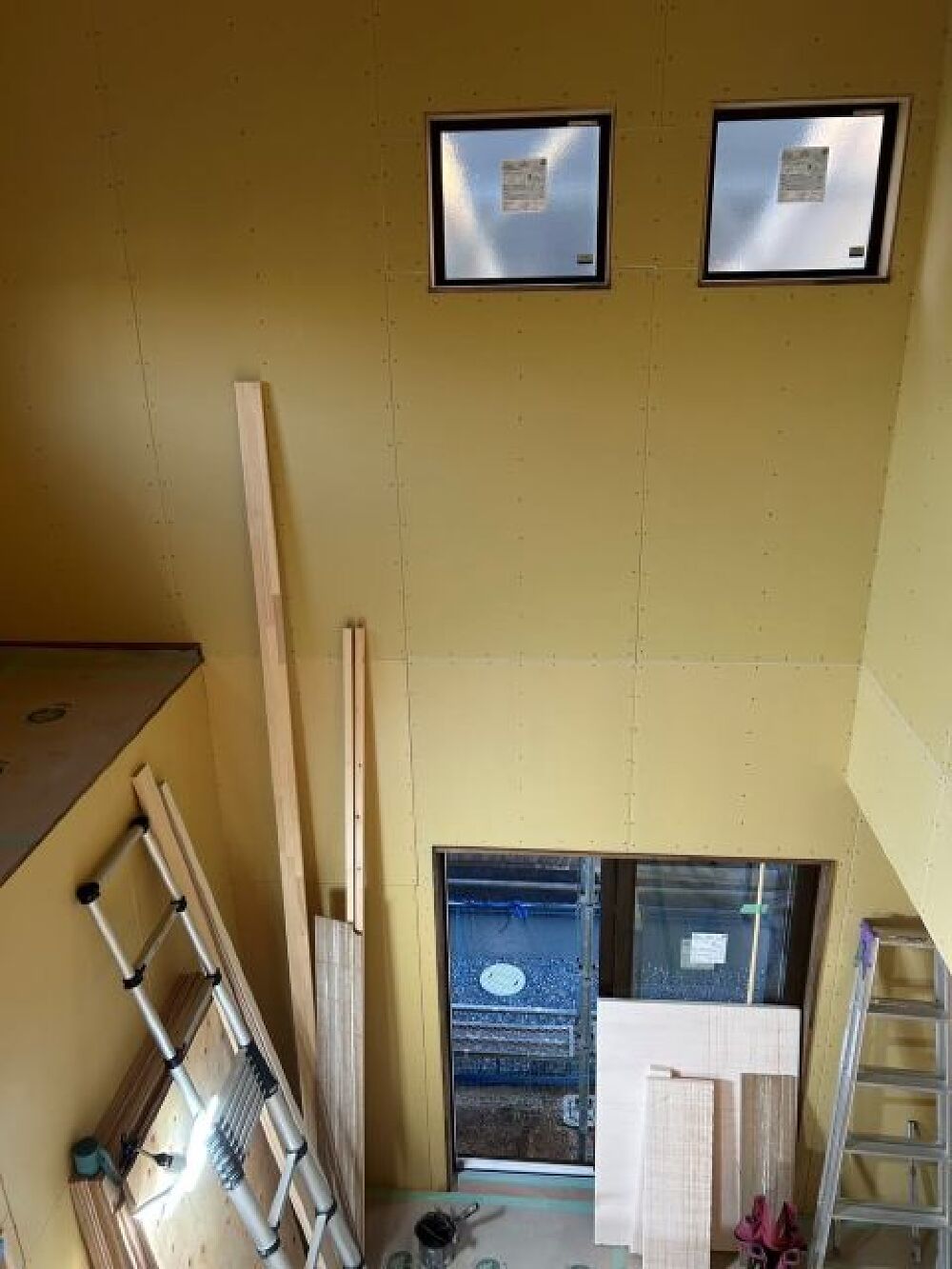 石膏ボード張り