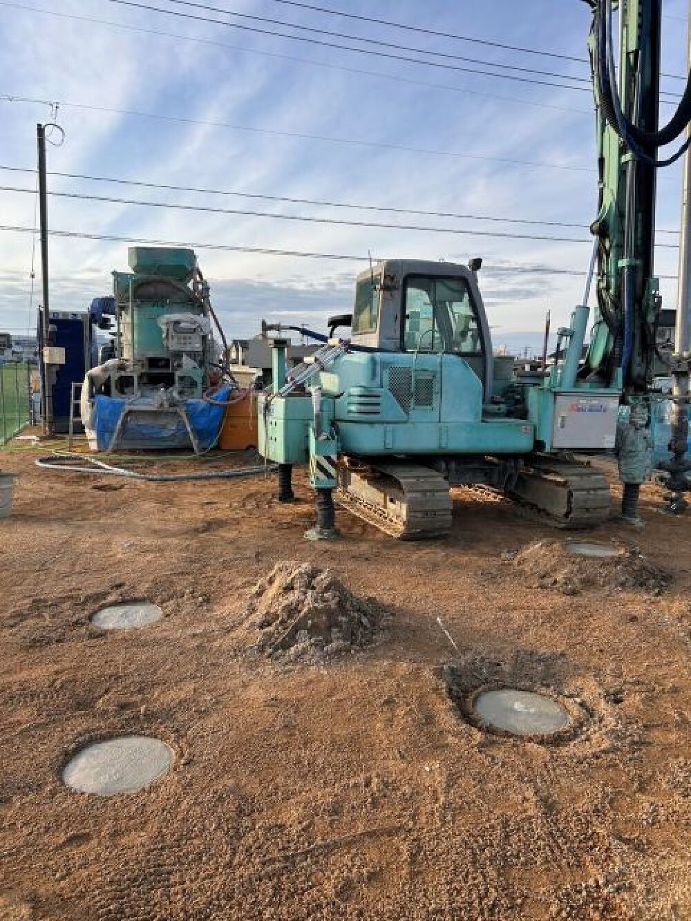 着工しました。