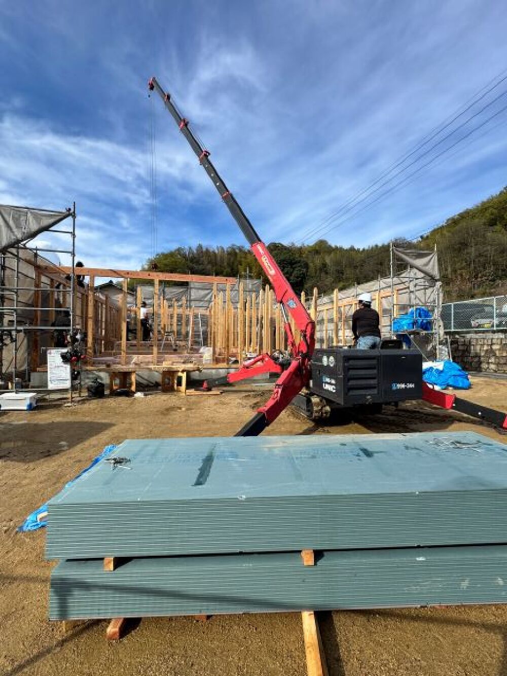 上棟しました④