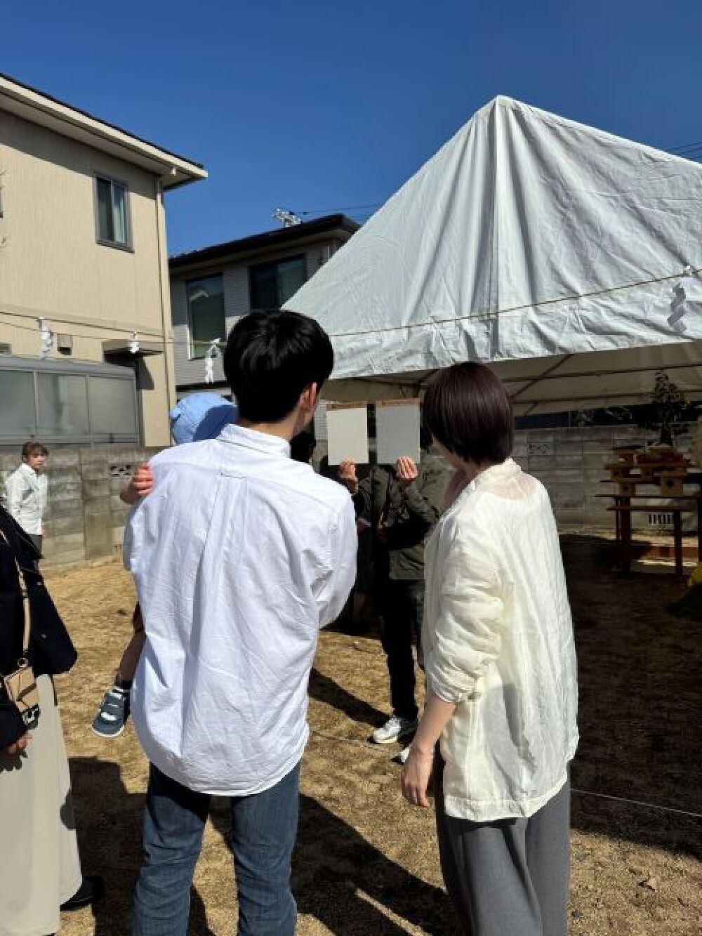 地鎮祭に行ってきました。