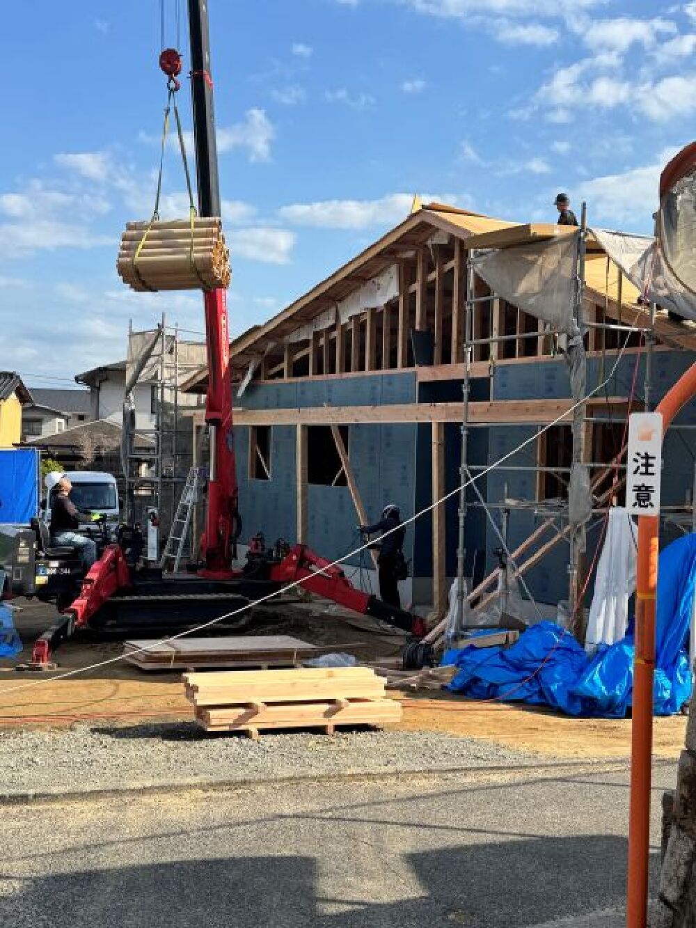上棟しました⑦